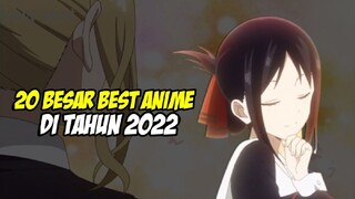 20 Rekomendasi anime dengan best rating di tahun 2022 menurut review anime