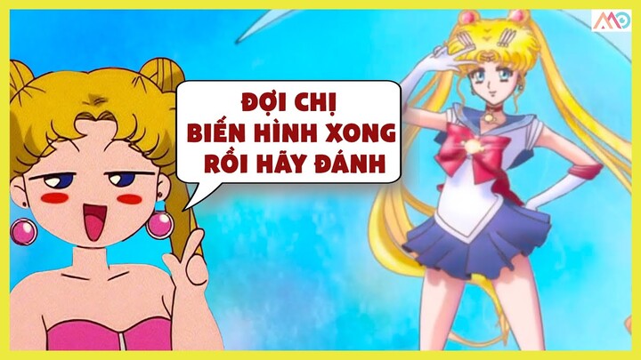 Ác nhân làm gì khi thủy thủ biến hình | Fun fact anime #1