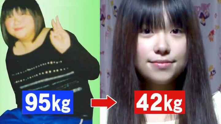 Explosive! A 95kg fat girl fell in love with an anime character and lost 53kg and became a beauty ~ 