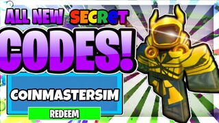 ALL NEW *FREE PET* UPDATE OP CODES IN COIN MASTERS SIMULATOR! | Roblox Coin Masters Simulator