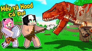 MỀU THỬ THÁCH 24 GIỜ SINH TỒN CỔ ĐẠI TRONG MINECRAFT*REDHOOD BỊ XUYÊN KHÔNG VỀ THỜI TIỀN SỬ MCPE