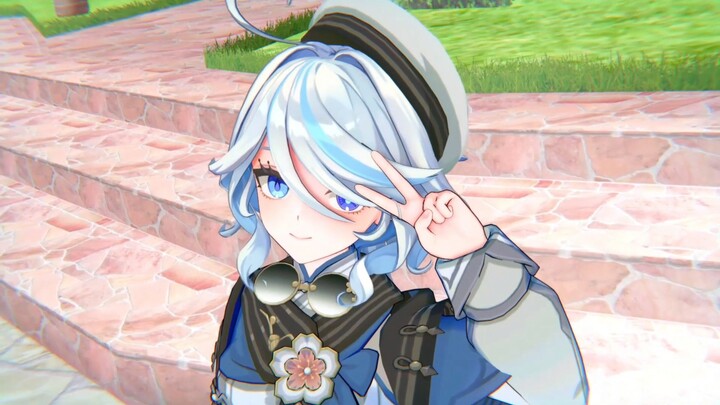 芙芙：换件衣服就认不出我了？