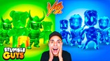 SKINS *VERDES vs AZULES* BATALLA de COLORES en STUMBLE GUYS...😱 - Jonbtc