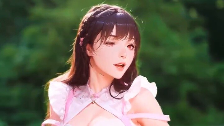 แอนิเมชั่น AI | ปีศาจน้อยสีชมพู ~เขย่ามัน~