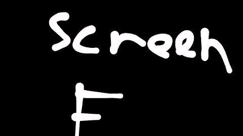 black screen draft