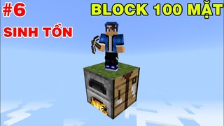 THỬ THÁCH SINH TỒN TRÊN 1 BLOCK #6 MÌNH ĐÃ ĐÀO ĐƯỢC 100 BLOCK KHÁC LOẠI || TRONG MINECRAFT PE