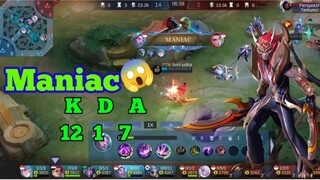 Martis Exp Laner vs Dyroth, pertengahan war dapat Maniac | MLBB Mobile Legend