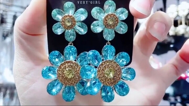 Earrings Blue