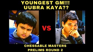 YOUNGEST GM IN THE HISTORY! PAPALAG NA BA KAY WESLEY? Chessable Masters Mishra VS So Prelims Round 2