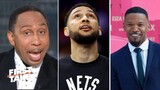 FIRST TAKE | Jamie Foxx calls out Stephen A. Smith over his 'unfair' remarks about Ben Simmons