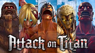 รวทไททันทั้งหมดในเกม Attack on Titan Wings of Freedom