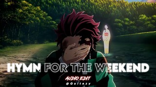hymn for the weekend - coldplay [edit audio]