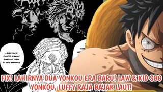 REVIEW ONE PIECE 1039 - LAHIRNYA FUA YONKOU GENERASI BARU! TRAFALGAR LAW DAN EUSTASS KID!!