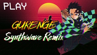 Demon Slayer: Kimetsu No Yaiba - Gurenge Opening (LiSA) (Synthwave 80s Remix)