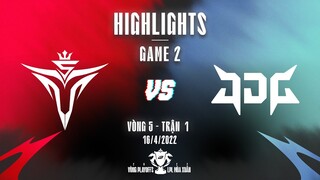 V5 vs JDG | Highlights - Game 2 | Playoffs Vòng 5 - Trận 1 | LPL Mùa Xuân 2022