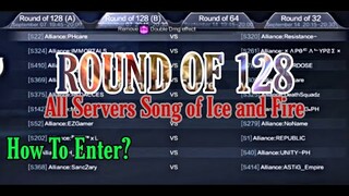 First Ever All Servers Song of Ice and Fire ¦¦ See you next week sa Round of 64 and 32 September 14
