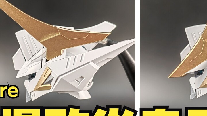 Yanhuang Niujiao modified Gundam antenna! Only two cuts are needed!