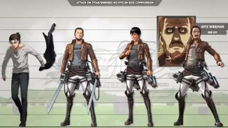 Attack on Titan all character Size Comparison part 8 #attackontitan
