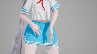 【竖屏|布料|洛天依】水手服+白丝？