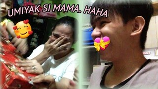 CHRISTMAS GIFT PRANK KAY MAMA! (UMIYAK SYA SA TUWA)