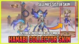 Hanabi New Collector Skin Release Update | The New Sister Skin Of Selena | Franco Gameplay | MLBB