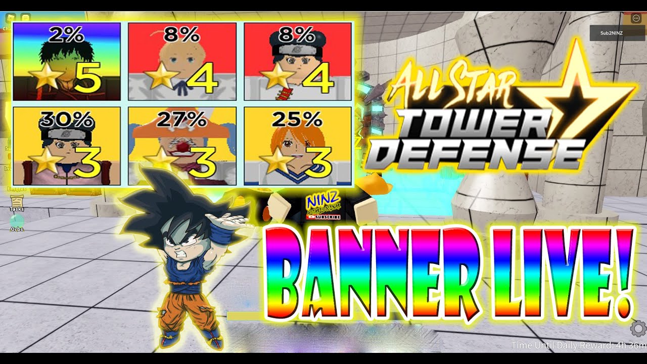 🔴ALL STAR TOWER DEFENSE BANNER LIVE! 