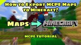 How to put MCPE Maps to Minecraft? | Tutorial