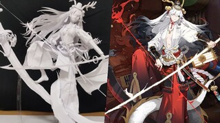 [DIY]Making Suzuka Gozen with A4 paper|Onmyoji