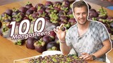 100 Mangosteens Challenge!!