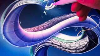 Gunakan 🐍 untuk menggambar naga? Hasilnya jadi seperti ini…