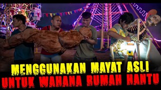 SETAN ASLI DI WAHANA RUMAH HANTU