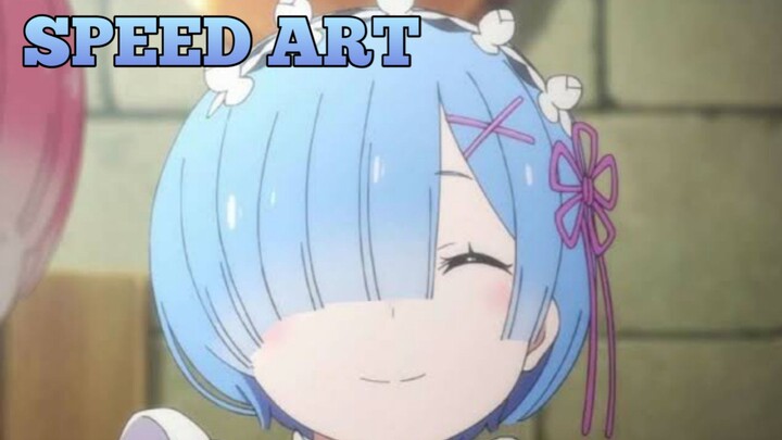 Drawing Rem with me😁