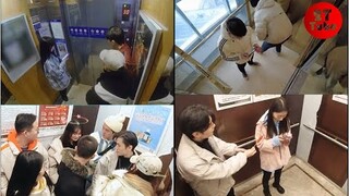 2T Asia Elevator Prank Series #4 (Eng Sub)