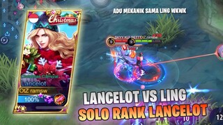 SOLO RANK LANCELOT MYTHICAL GLORY, LANCELOT VS LING ADU MEKANIK