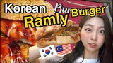 [Korean VLOG🇲🇾🇰🇷]Korean girl tried Ramly burger|말레이시아 램리버거