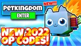 *2022* ALL NEW SECRET UPDATE 1 OP CODES PET KINGDOM CODES In Roblox Pet Kingdom Codes!