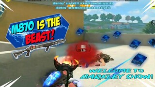 YOUTUBER VS 4 PRO SQUADS | "M870 IS THE BEAST"(ROS Solo Squad Gameplay)
