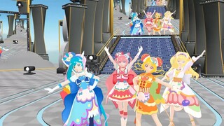 【MMDプリキュア】デパプリとパルフェでthe world is all one