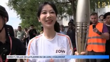 奥运会火炬手杨紫巴黎开跑,好阳光明媚哦!没来白玉兰是对的