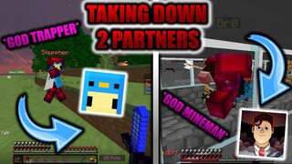 QUICK DROPPING FAMOUS PARTNERS (feat. Br0 & Stepphen)| Minecraft HCF