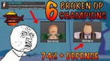 6 BROKEN/GLITCHED CHAMPIONS that need to be FIXED in AFS| ROBLOX