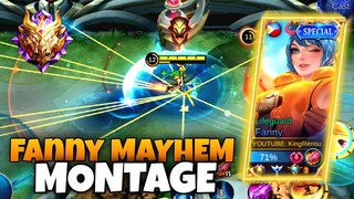 SUPER FAST AND AGGRESSIVE FANNY MAYHEM!! ⚡| FANNY MAYHEM MONTAGE!! 🔥| MLBB