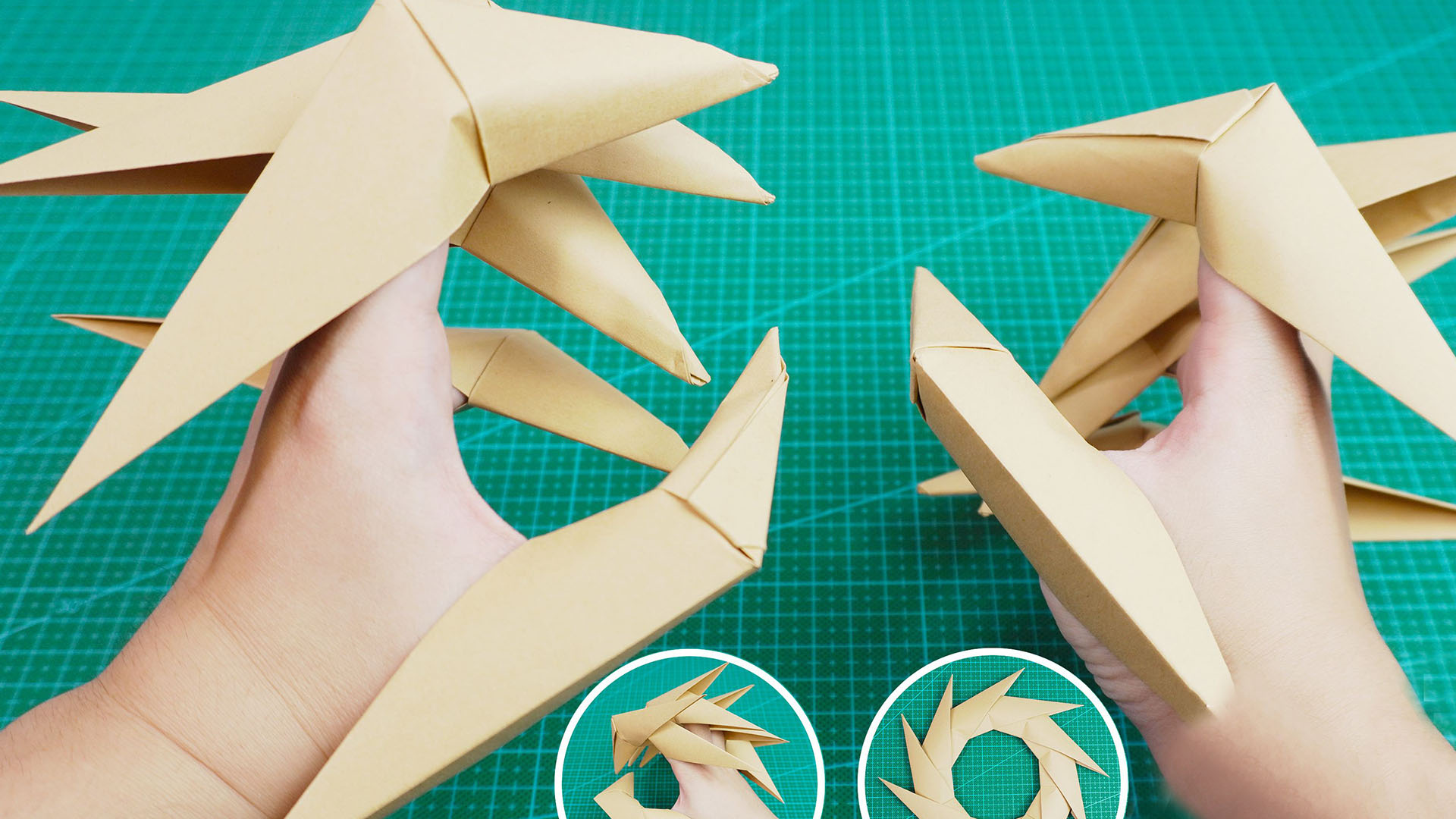 Ba cách chơi với origami mẫu móng tay đơn giản. - Bilibili