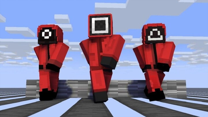 [Anime][Minecraft]Monster Academy Smashing Squid Game Guards