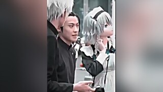 duo kawan nih boss! bantai dong!! gojo gojousatoru gojosatoru gojocospaly geto getosuguru getocosplay jujutsukaisen jujutsukaisenedit jujutsukaisencosplay cosplay cosplayer