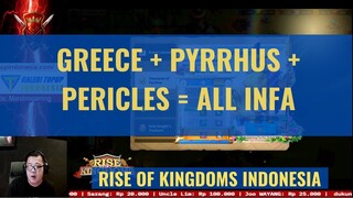 GREECE + PYRRHUS + PERICLES [ RISE OF KINGDOMS INDONESIA ]