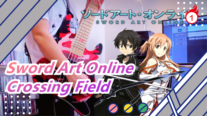 [Sword Art Online/Bass] OP- Crossing Field-LiSA/The Most Restored ACG Bass Performance In Bilibili_1