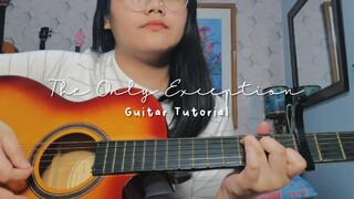 The Only Exception - Paramore | Guitar Tutorial