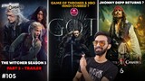 The Witcher Season 3 Part 2 | Game Of Thrones Hindi Dubbed | Pirates Of The Caribbean 6 | SU#105