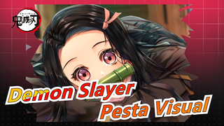 [Demon Slayer] Epik! Kerja Keras Untuk 6,000 menit! Ayo Nikmati Pesta Visual Demon Slayer!